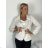 Women's long sleeve jacket (S/M ONE SIZE) ITALIAN FASHION IMPDY23MDUE991838 S / M / L beige