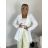 Women's Oversize Long Sleeve Extended Shirt (S/M ONE SIZE) ITALIAN FASHION IMPLI2234690