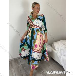 Dress with 3/4-sleeve ladies pocket (uni sl) ITALIAN Fashion IMWD20529
