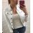 Women's denim jeans jacket (S-2xl) MOON GIRL MOG26GY2607B/DUR S white