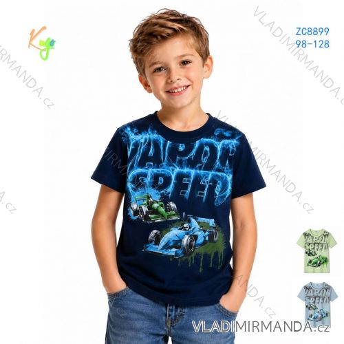 T-shirt short sleeve boys (116-146) KUGO ZC8899