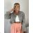 Women's Long Sleeve Knitted Sweater (S/M ONE SIZE) ITALIAN FASHION IMWDT23005