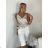 Women's stretch shorts (S / M ONE SIZE) ITALIAN FASHION IMD22456 S / M / L white
