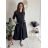 Women's Long Sleeve Belted Shirt Dress (S/M ONE SIZE) ITALIAN FASHION IMPSH24210151