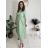 Women's Long Sleeve Belted Shirt Dress (S/M ONE SIZE) ITALIAN FASHION IMPSH24210151