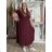 Short summer long sleeve women's dress, oversized (54/56/58 ONE SIZE) ITALIAN FASHION IM425070