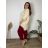 Summer dress oval short sleeve women's oversized (50/52/54 ONE SIZE) ITALIAN FASHION IM425011