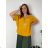 Summer dress oval short sleeve women's oversized (50/52/54 ONE SIZE) ITALIAN FASHION IM425011