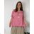 Summer dress oval short sleeve women's oversized (50/52/54 ONE SIZE) ITALIAN FASHION IM425011