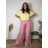 Women's long summer oversize pants (S/M/L ONE SIZE) ITALIAN FASHION IM425271