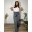 Women's long summer oversize pants (S/M/L ONE SIZE) ITALIAN FASHION IM425271