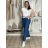 Summer dress oval short sleeve women's oversized (50/52/54 ONE SIZE) ITALIAN FASHION IM425011