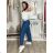 Summer dress oval short sleeve women's oversized (50/52/54 ONE SIZE) ITALIAN FASHION IM425011