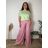Elegant trousers with belt for women (S/M/L ONE SIZE) ITALIAN FASHION IM425057