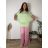 Elegant trousers with belt for women (S/M/L ONE SIZE) ITALIAN FASHION IM425057