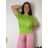 Elegant trousers with belt for women (S/M/L ONE SIZE) ITALIAN FASHION IM425057