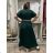 Women's short-sleeved summer shirt dress with belt (42/44/46 ONE SIZE) ITALIAN FASHION IM425036