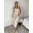 Women's long strapless party dress (S/M/L ONE SIZE) ITALIAN FASHION IMPLP2365360011A