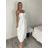 Women's long strapless party dress (S/M/L ONE SIZE) ITALIAN FASHION IMPLP2365360011A S / M / L beige