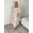 Women's long strapless party dress (S/M/L ONE SIZE) ITALIAN FASHION IMPLP2365360011A S / M / L beige