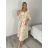 Women's long strapless party dress (S/M/L ONE SIZE) ITALIAN FASHION IMPLP2365360011A S / M / L beige