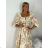 Women's long strapless party dress (S/M/L ONE SIZE) ITALIAN FASHION IMPLP2365360011A S / M / L beige