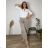 Women's Long Summer Pants with Belt (S/M ONE SIZE) ITALIAN FASHION IMD24080