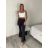 Women's long trousers (S/M/L ONE SIZE) ITALIAN FASHION IMPBB23B531 S / M / L dark brown
