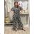 Ladies Casual Chiffon 3/4 Pants Sleeveless Jumpsuit (S/M ONE SIZE) ITALIAN FASHION IM323300 S / M / L black
