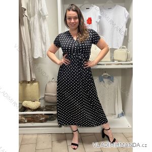Women's Long Summer Short Sleeve Dress (S/M ONE SIZE) ITALIAN FASHION IM323101