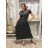 Women's Long Summer Short Sleeve Dress (S/M ONE SIZE) ITALIAN FASHION IM323101