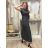 Women's Long Summer Short Sleeve Dress (S/M ONE SIZE) ITALIAN FASHION IM323101