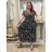 Women's Long Summer Short Sleeve Dress (S/M ONE SIZE) ITALIAN FASHION IM323101