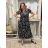 Women's Long Summer Short Sleeve Dress (S/M ONE SIZE) ITALIAN FASHION IM323101