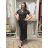 Women's Long Summer Short Sleeve Dress (S/M ONE SIZE) ITALIAN FASHION IM323101