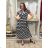 Women's Long Summer Short Sleeve Dress (S/M ONE SIZE) ITALIAN FASHION IM323101