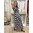 Women's Long Summer Short Sleeve Dress (S/M ONE SIZE) ITALIAN FASHION IM323101
