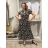 Women's Long Summer Short Sleeve Dress (S/M ONE SIZE) ITALIAN FASHION IM323101