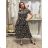 Women's Long Summer Short Sleeve Dress (S/M ONE SIZE) ITALIAN FASHION IM323101