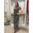 Women's Long Summer Short Sleeve Dress (S/M ONE SIZE) ITALIAN FASHION IM323101