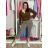 Women's Stand Collar Long Sleeve Knitted Sweater (S/M ONE SIZE) ITALIAN FASHION IMPLI228596