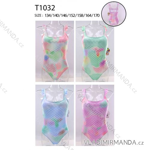 One-piece swimsuit for girls (134/140/146/152/158/164/170) ECHT ECHT26T1032