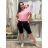 Sweatpants baggy 3/4 short women's (UNI SM) ITALIAN FASHION IMD20406