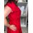 Women's stretch pants (S/M/L ONE SIZE) ITALIAN FASHION IM525STELA S / M / L red