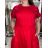 Women's stretch pants (S/M/L ONE SIZE) ITALIAN FASHION IM525STELA S / M / L red