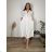 Women's Long Linen Shirt Dress Long Sleeve (S/M ONE SIZE) ITALIAN FASHION IMPLI2272014 44/46/48 green pea