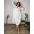 Women's Long Linen Shirt Dress Long Sleeve (S/M ONE SIZE) ITALIAN FASHION IMPLI2272014 44/46/48 green pea