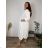 Women's Long Linen Shirt Dress Long Sleeve (S/M ONE SIZE) ITALIAN FASHION IMPLI2272014 44/46/48 green pea