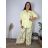 Elegant trousers with belt for women (S/M/L ONE SIZE) ITALIAN FASHION IM425057