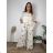 Elegant trousers with belt for women (S/M/L ONE SIZE) ITALIAN FASHION IM425057